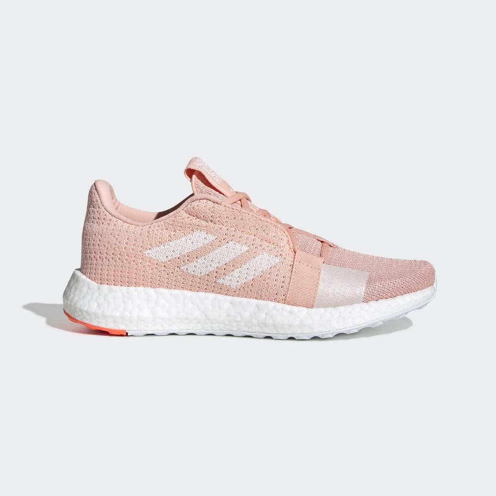 Adidas Women's Senseboost Go Running Shoes Pink/White/Coral Ireland G26947